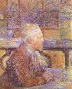 Henri de toulouse-lautrec Portrait of Vincent van Gogh oil painting reproduction